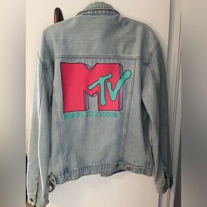 H&M MTV Mens Denim Jacket